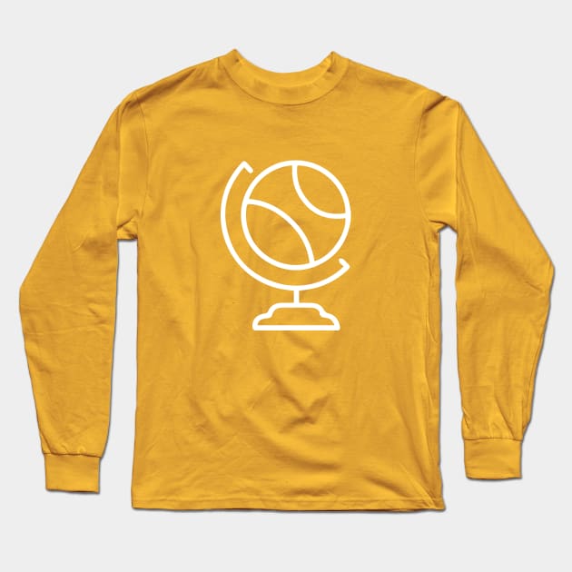 Globe Long Sleeve T-Shirt by Madhav